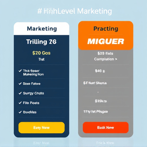 highlevel marketing pricing