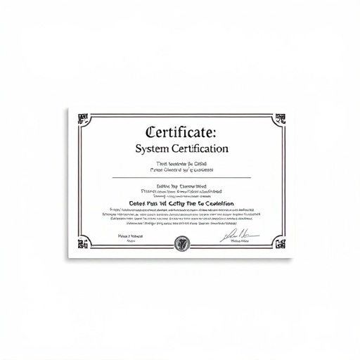 highlevel system certification