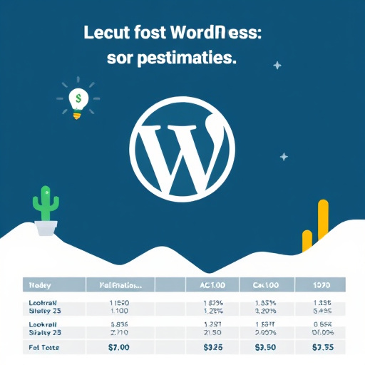 highlevel wordpress cost estimates