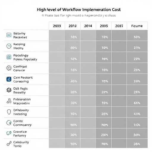 highlevel workflow implementation cost