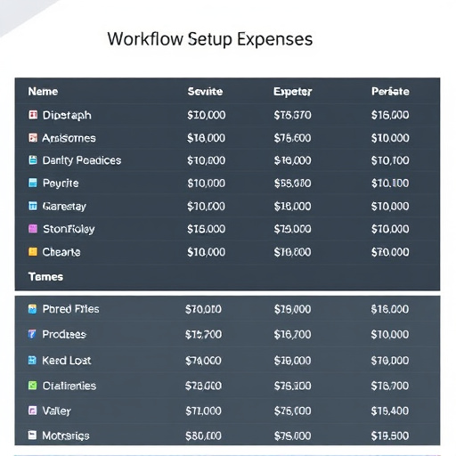 highlevel workflow setup expenses