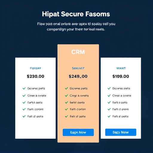 hipaa secure crm pricing plan