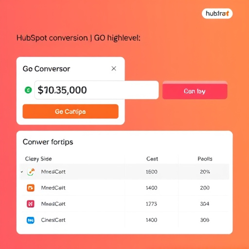 hubspot conversion to gohighlevel