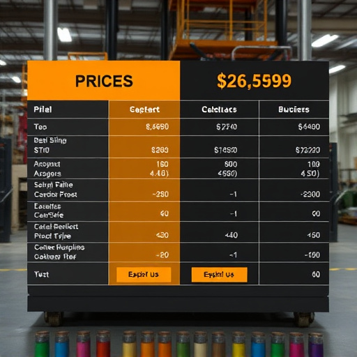 industrial pricing comparison