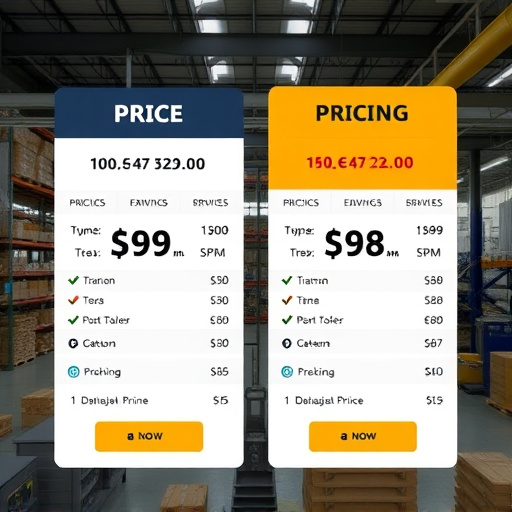 industrial pricing comparison