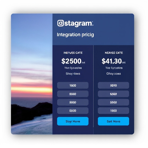 instagram integration pricing analysis
