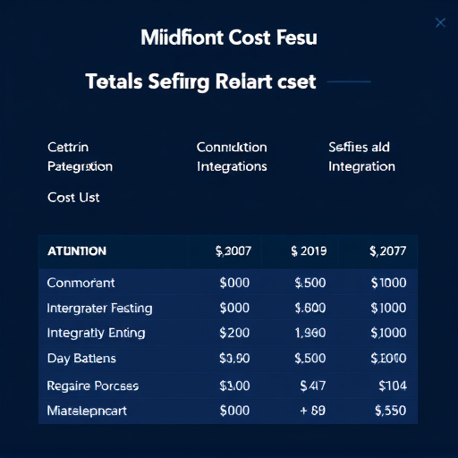 integration setup cost