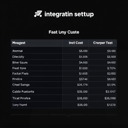 integration setup cost