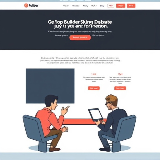 landing page builder debate