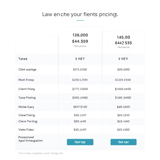 law firm client management pricing