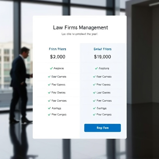 law firm client management pricing