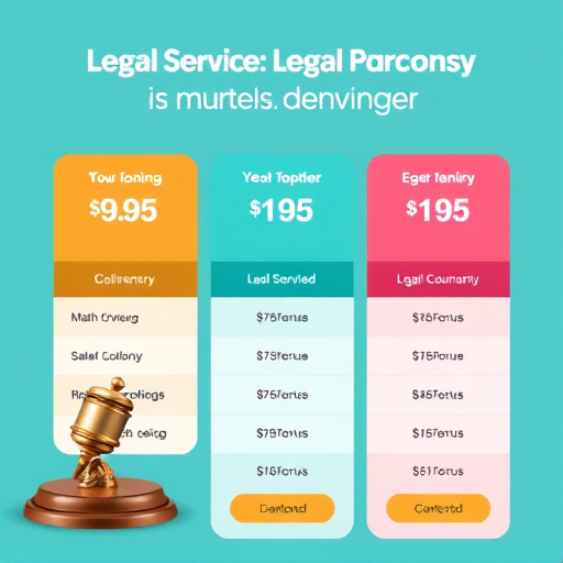 legal service pricing