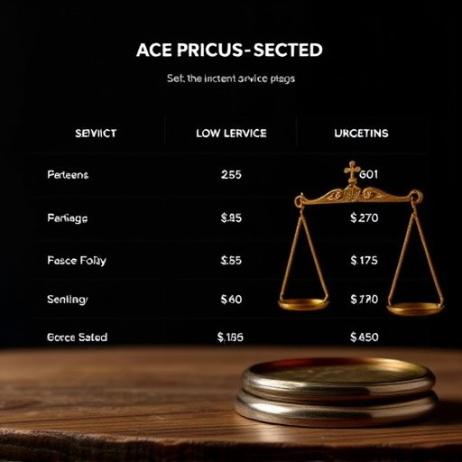 legal service pricing