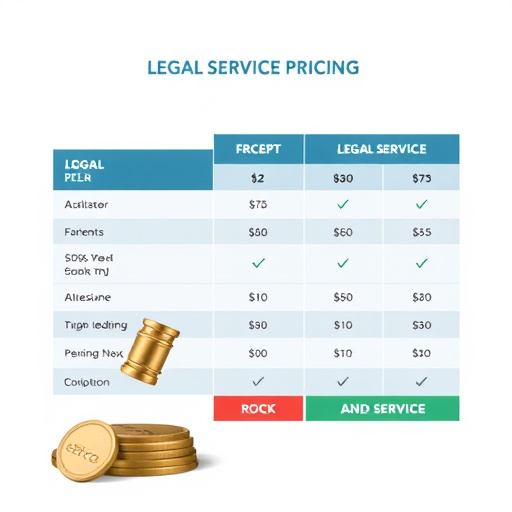 legal service pricing