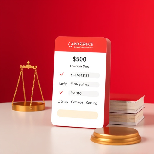 legal service pricing