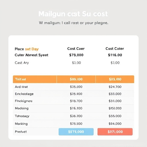 mailgun setup cost