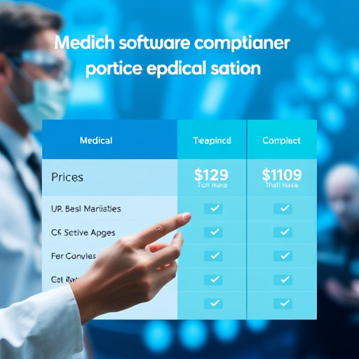 medical software pricing compliance