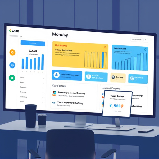 monday crm interface usability