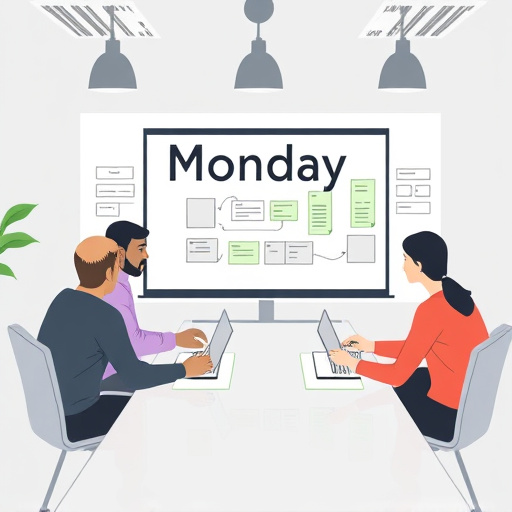 monday crm project management