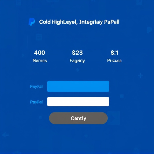 paypal integration pricing gohighlevel