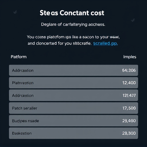 platform backup cost