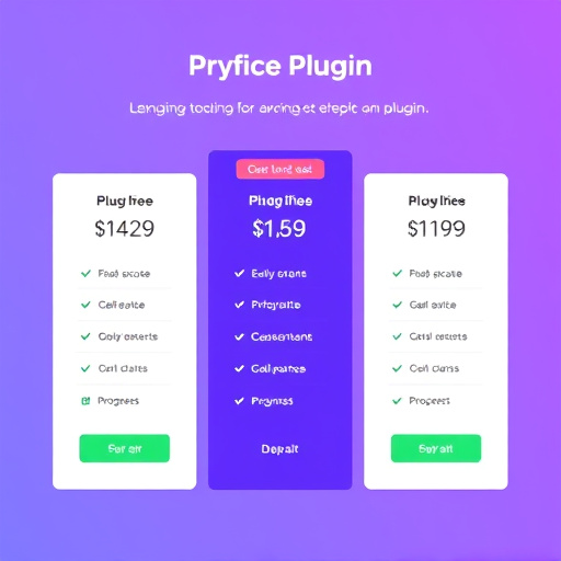 plugin pricing model