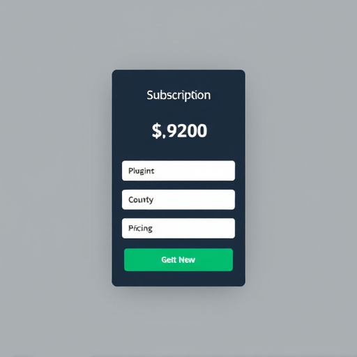 plugin subscription pricing