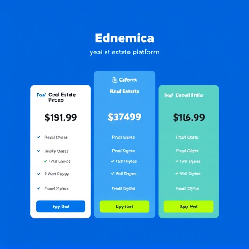real estate platform pricing