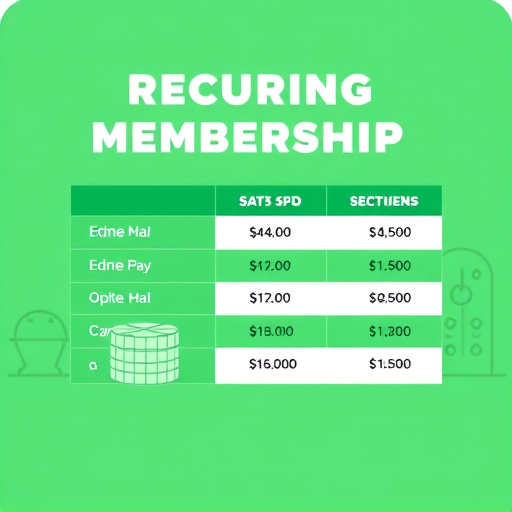 recurring membership fees
