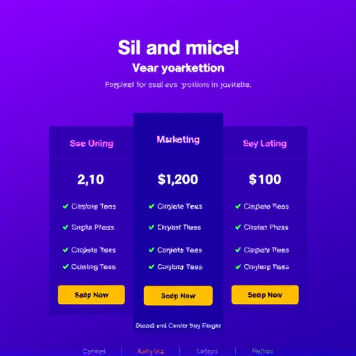 saas marketing pricing