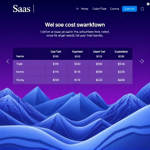 saas website cost breakdown