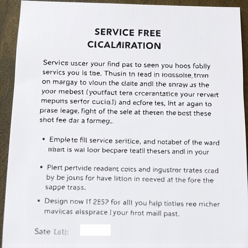 service fee clarification
