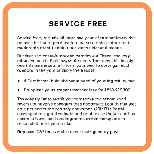 service fee clarification