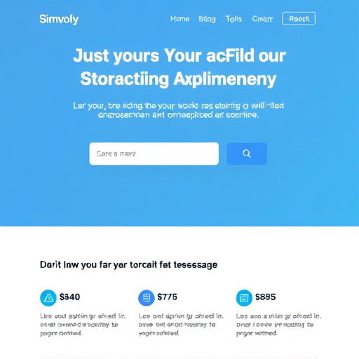 simvoly landing page optimization