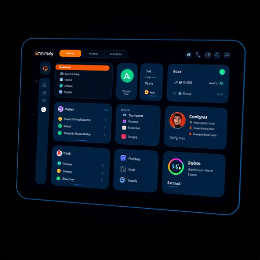 simvoly user interface