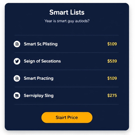 smart lists feature pricing