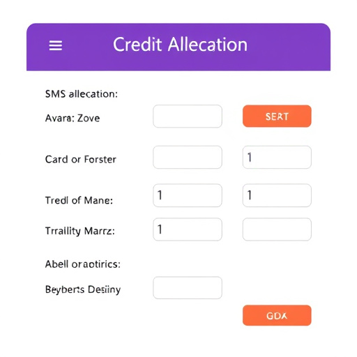 sms credit allocation