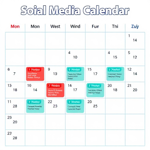 social media calendar
