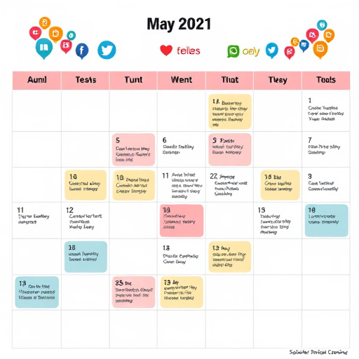social media calendar