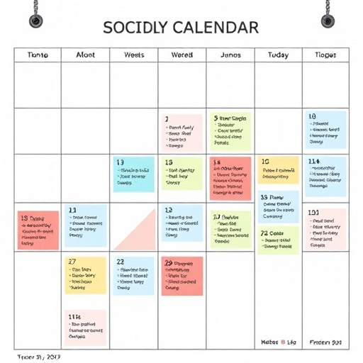 social media calendar