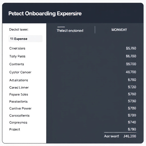 software onboarding expense