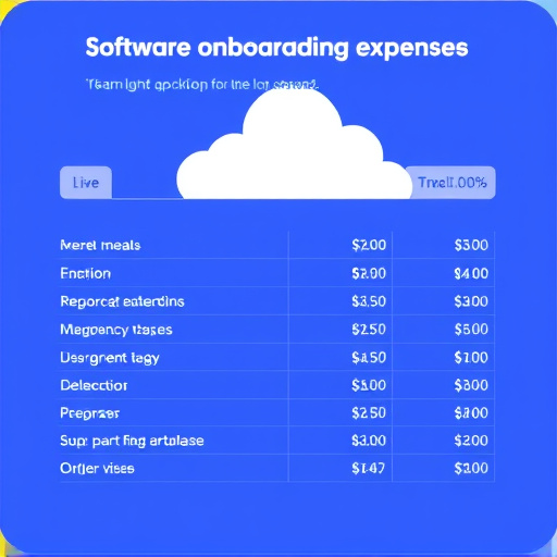 software onboarding expense