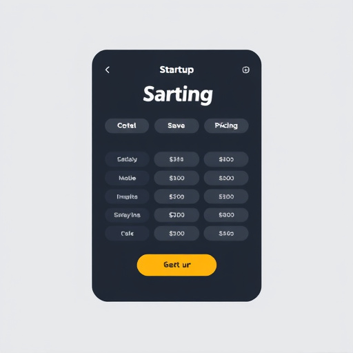 startup pricing model