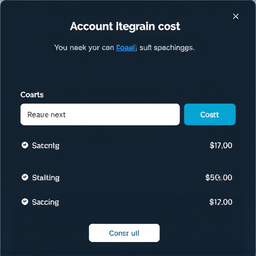 stripe account integration cost