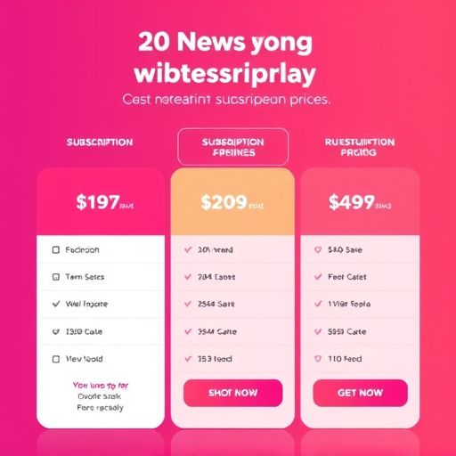 subscription business pricing