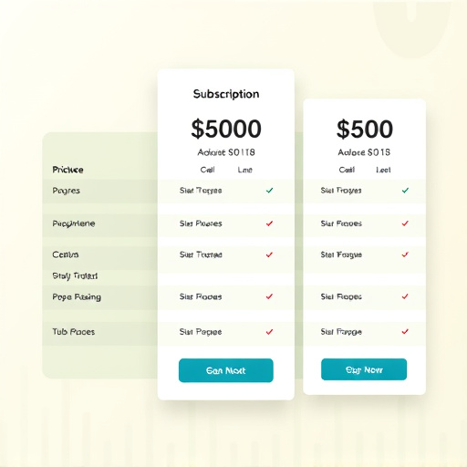 subscription business pricing