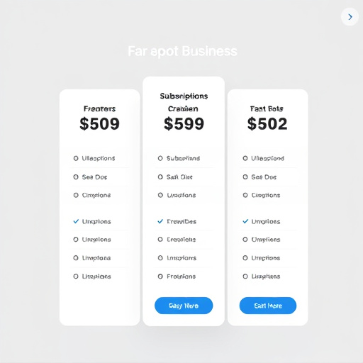 subscription business pricing