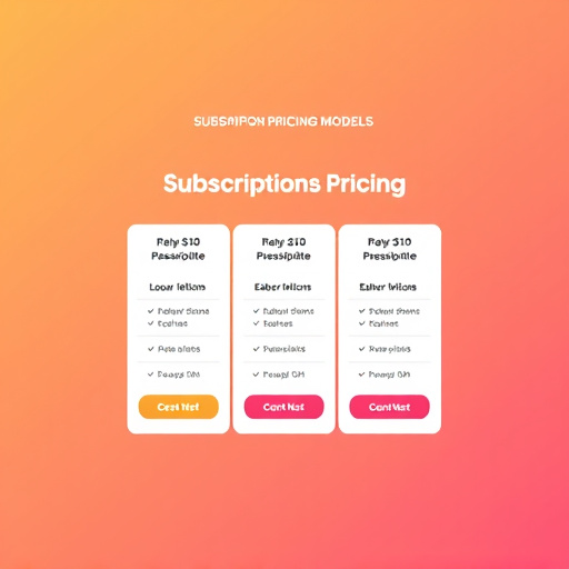 subscription pricing models