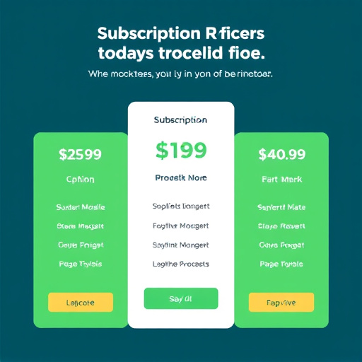 subscription pricing models