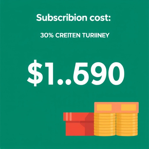 subscription service cost